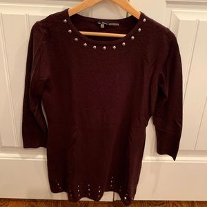 Beautiful wine color sweater